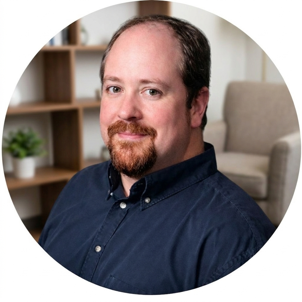 Matthew Cruvant, LMHC, A licensed therapist at Lakewood CFC online therapy for adults